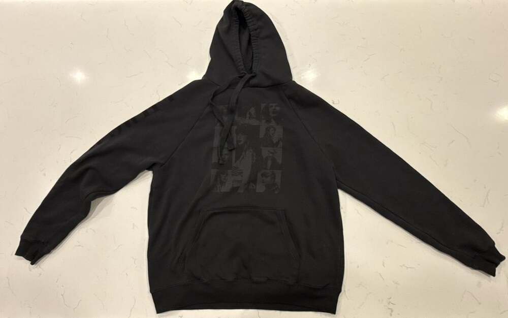 Taylor Swift The Eras Tour Hoodie Size M Black Graphic Pullover